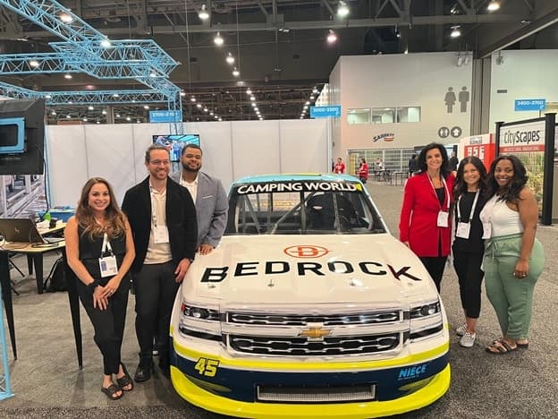 ICSC Hits Big with Bedrock and #45 NASCAR Driver Lawless Alan